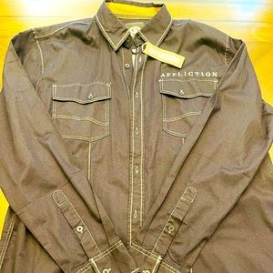 Mens long sleeve casual shirt